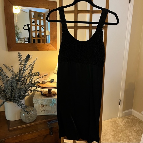 black smocked bodice mini dress (S/M) - UPFront brand - Picture 14 of 14